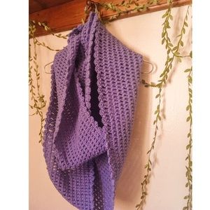 Handmade Lilac Infinity Scarf
